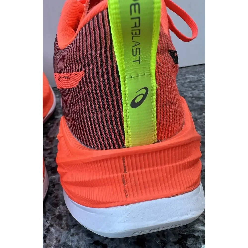 Asics Superblast Sunrise Red Black Marathon Sneakers Men’s Size 8.5 (1013A127)